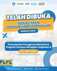 Pengumuman Kampus Mengajar Angkatan 8 Tahun 2024